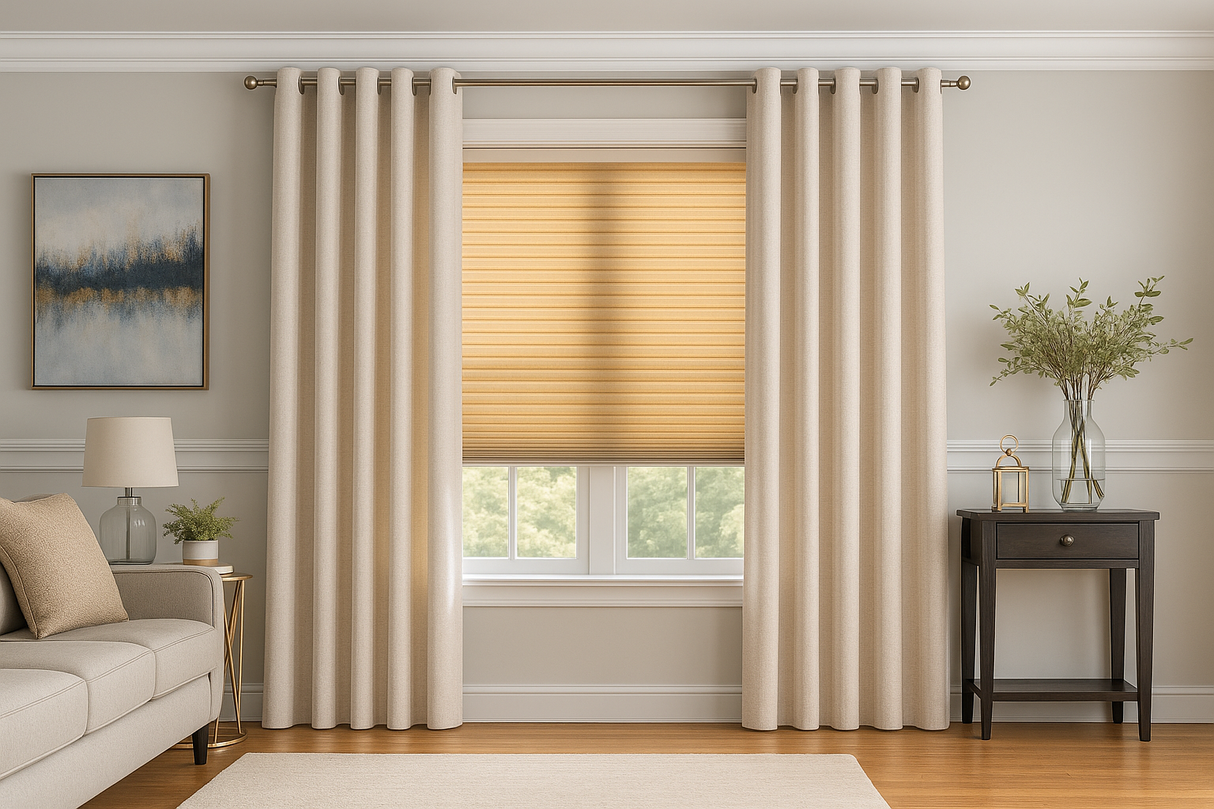 DuBois Collection Light Filtering 7/16" Double Cell Honeycomb Shade