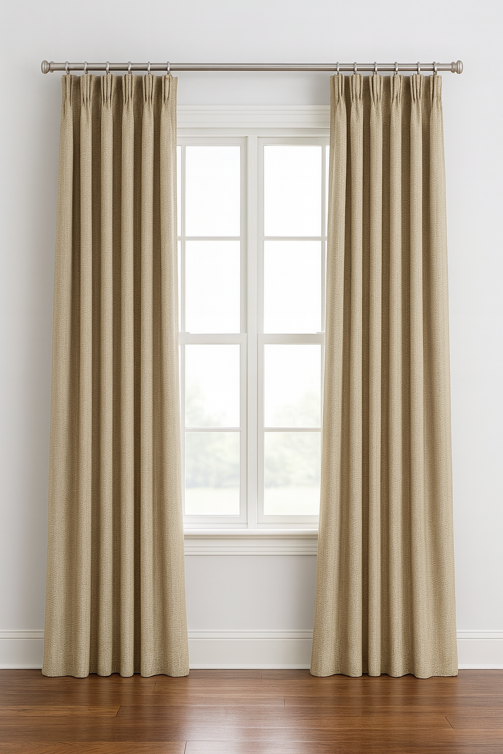 DuBois Collection Custom Pleated Drapes-Honey Gold