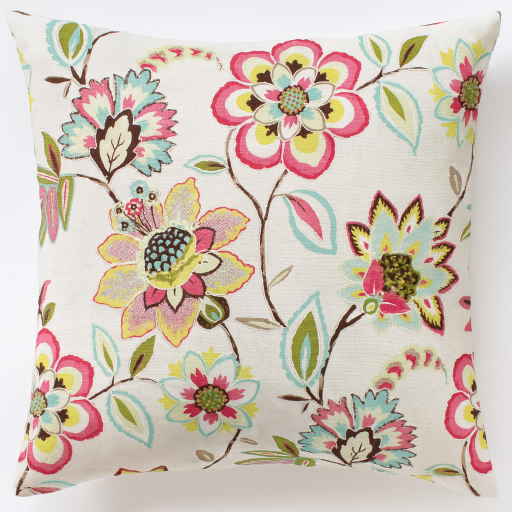 Birthday Cake 24" x 24" Custom Decorative Pillow