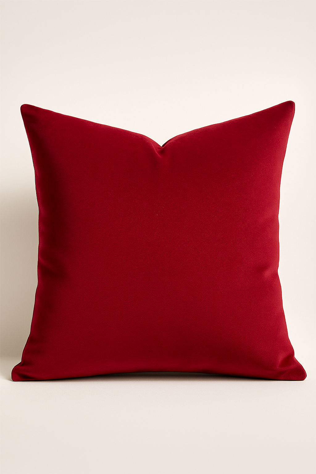 Bright Red 24" x 24" Custom Decorative Pillow
