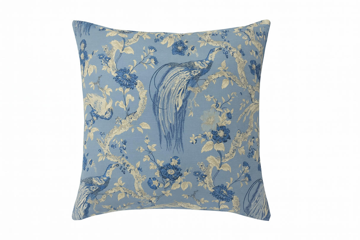 Larkspur 24" x 24" Custom Decorative Pillow