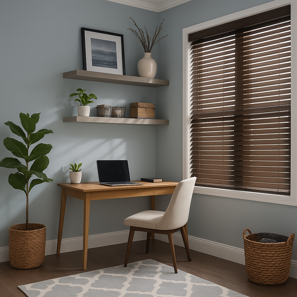 DuBois Collection Herrington Woods 2" Faux Wood Blinds