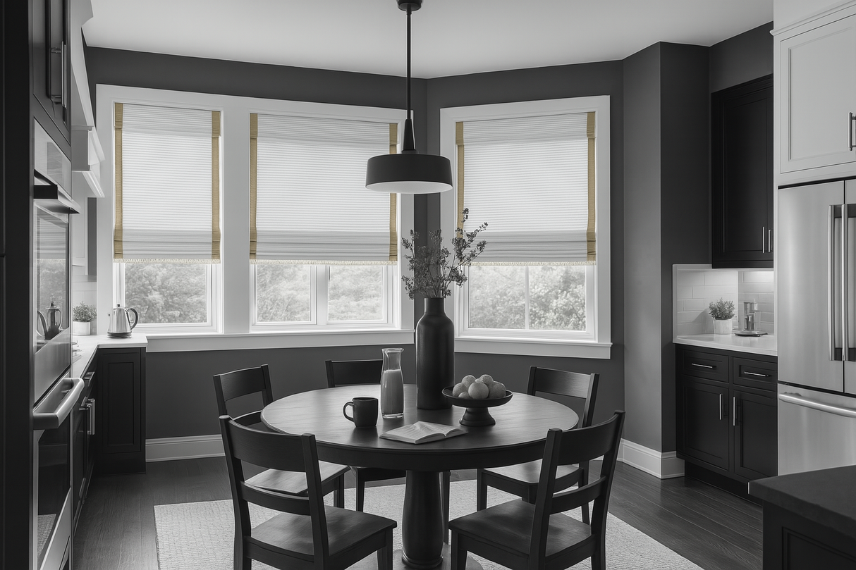 DuBois Collection Elite Woven Wood Roman Shades