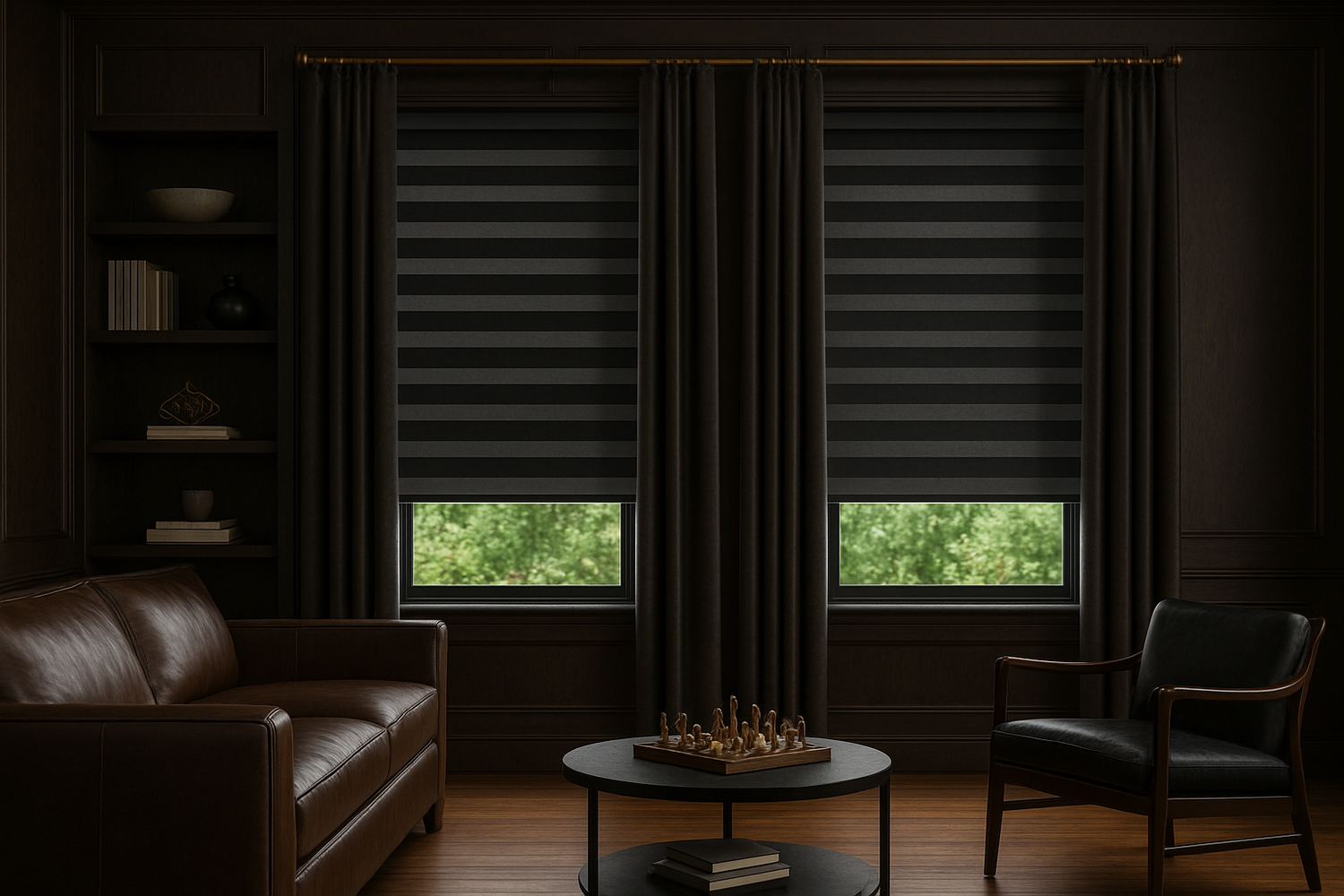 DuBois Collection Room Darkening Banded Zebra Shades