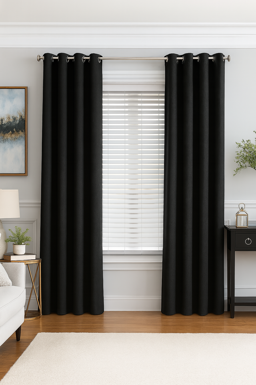 DuBois Collection Hues of White 2" Premium Wood Blinds