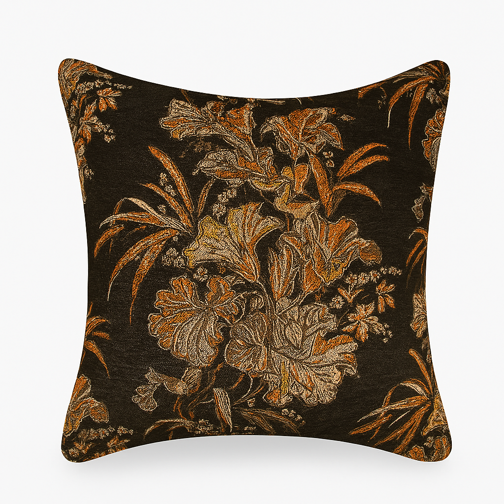 Ebony 24" x 24" Custom Decorative Pillow