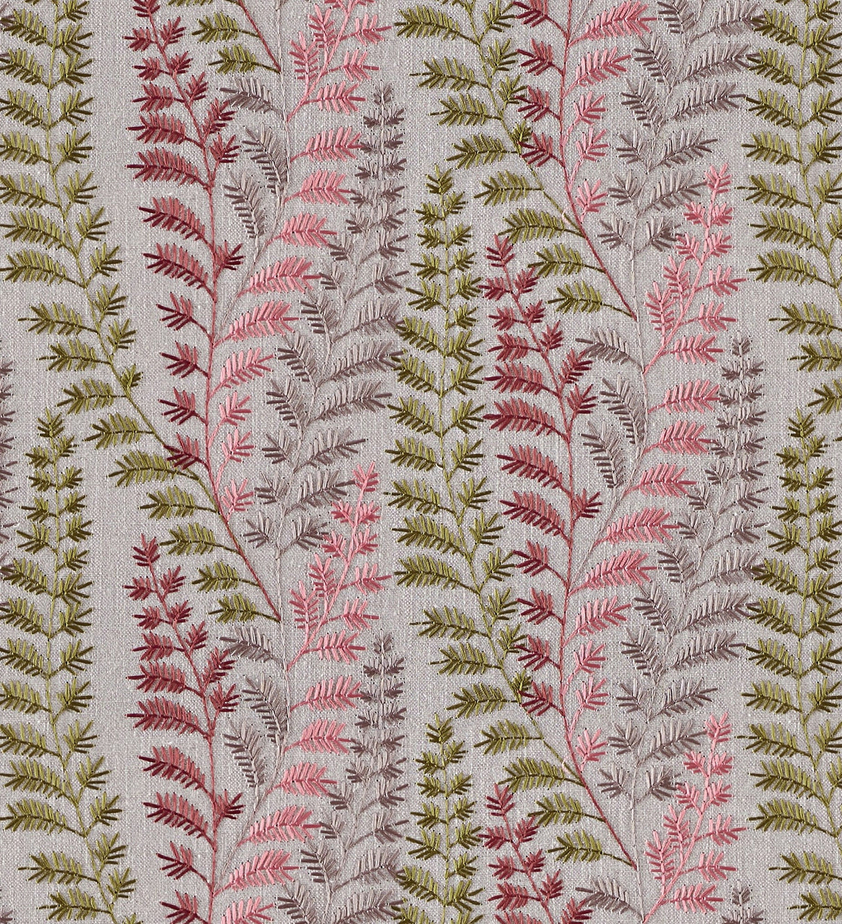 Elda Springtime Linen Blend, Embroidery