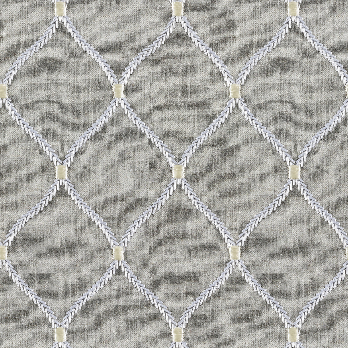 Jovial Chinchilla Linen Blend, Embroidery