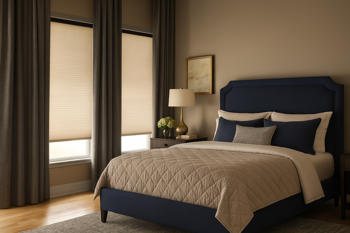 DuBois Collection Light Filtering 3/4" Cell-in-Cell Honeycomb Shade