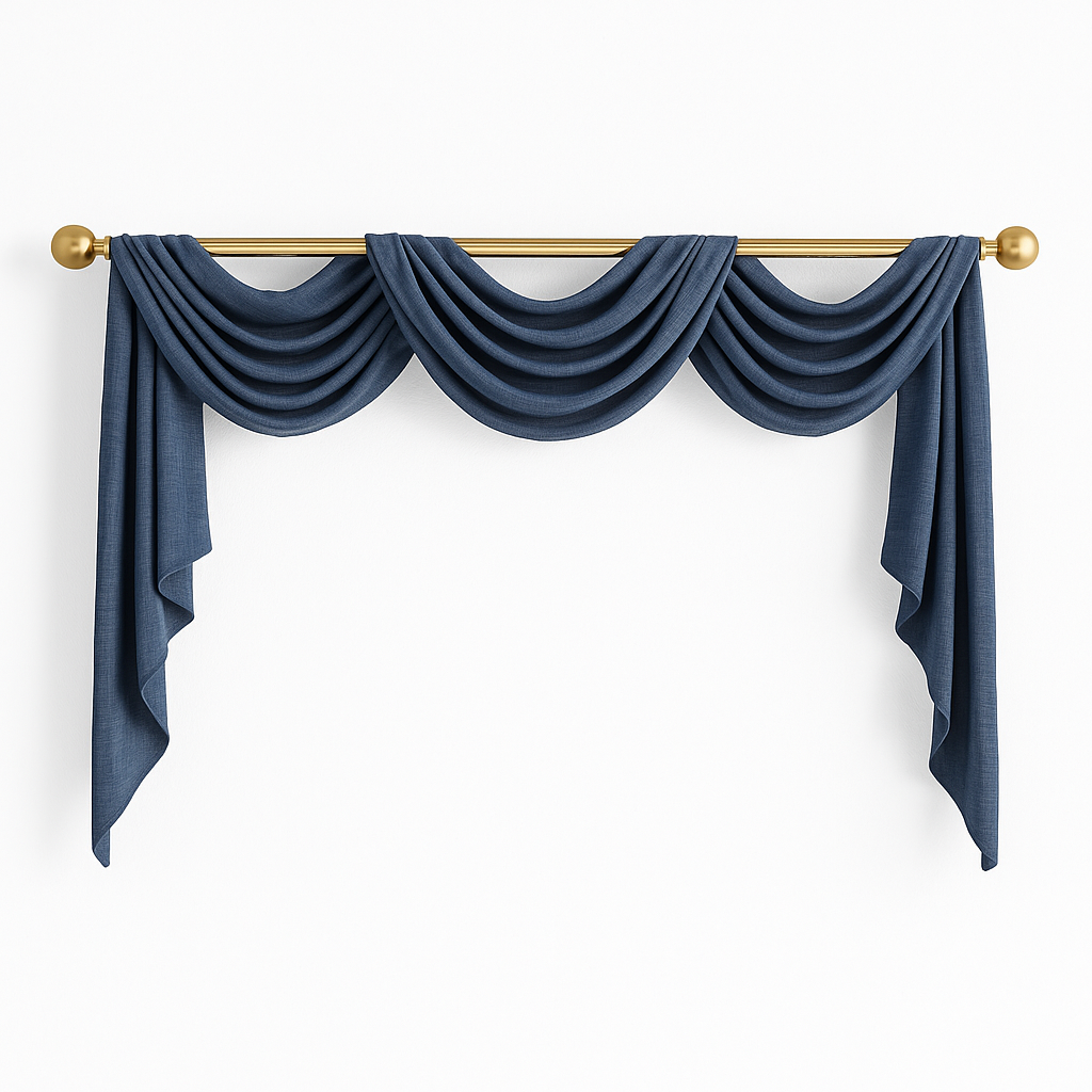 Swags and Jabots-Pole Mounted