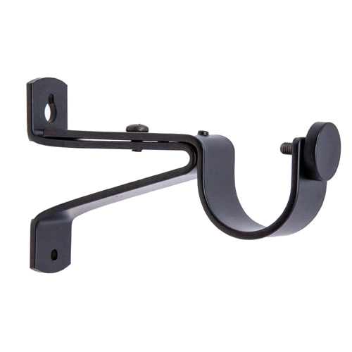 Soho Single Conventional Bracket - Matte Black