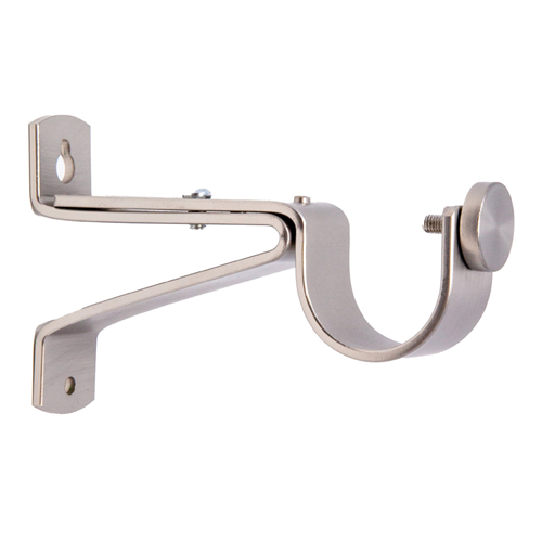 Soho Single Conventional Bracket - Satin Nickel