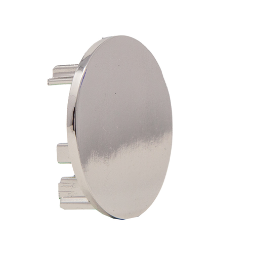 Soho Channel Rod Metal End Plug - Polished Nickel (2Pk.)