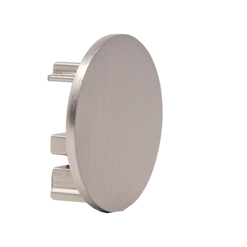 Soho Channel Rod Metal End Plug - Satin Nickel (2Pk.)