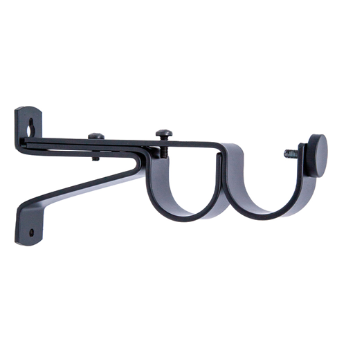 Soho Double Conventional Bracket - Matte Black