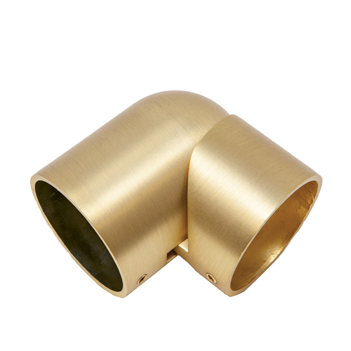 Soho Decorative Metal Elbow - Brushed Brass