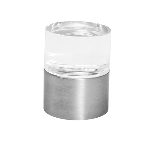 Umaal Decorative Acrylic Endcaps- Satin Nickel (SFN10 Set)