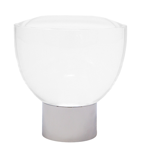 Sophia Decorative Acrylic Finials - Polished Nickel (SFN1 Set)