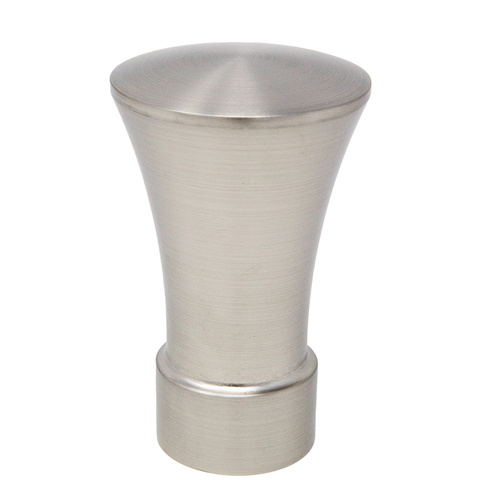 Dupal Decorative Metal Finials- Satin Nickel  (SVF4 Set)