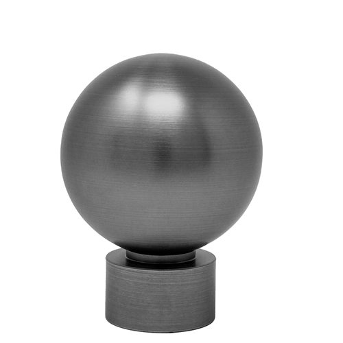 Ball Decorative Metal Finials- Antique Pewter (SNF5 Set)