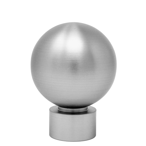 Ball Decorative Metal Finials- Satin Nickel(SNF5 Set)