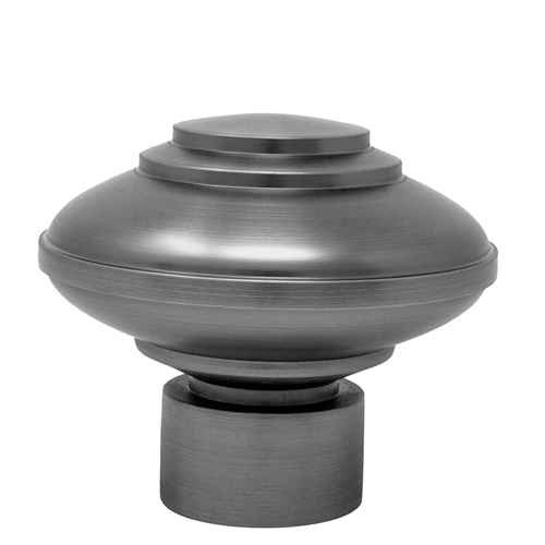 Regal Decorative Metal Finials- Antique Pewter (SNF6 Set)