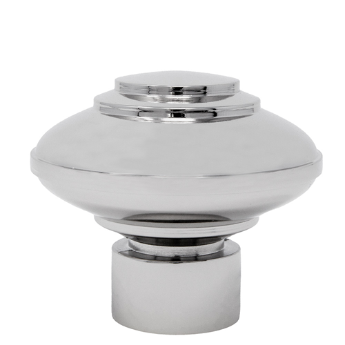 Regal Decorative Metal Finials- Polished Nickel (SNF6 Set)