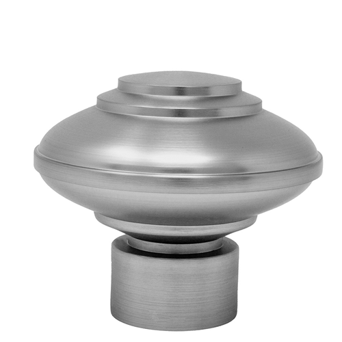 Regal Decorative Metal Finials-Satin Nickel (SNF6 Set)