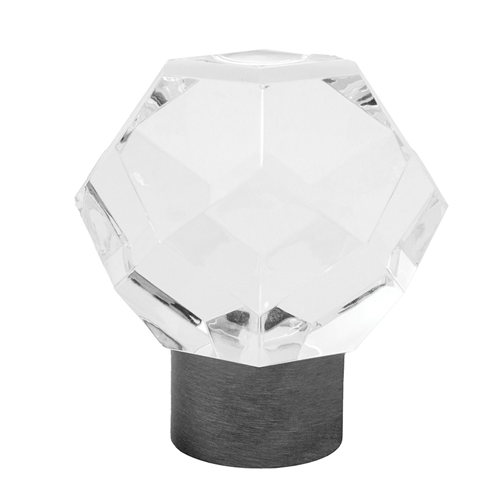 Diamond Decorative Acrylic Finials- Antique Pewter (SFN9 Set)