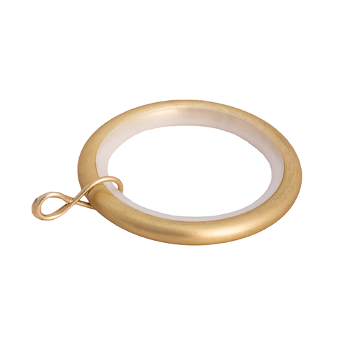 Soho Decorative Metal Rings- Brushed Brass (Pk. 10)
