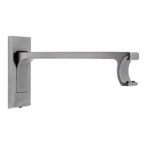 Soho 5.25" Extending Channel Rod Bracket - Antique Pewter