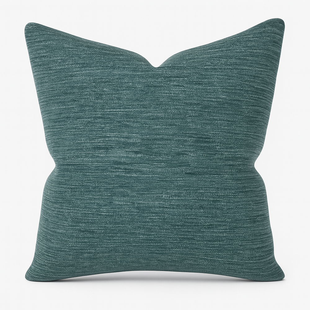 Tahitian Teal 24" x 24" Custom Decorative Pillow