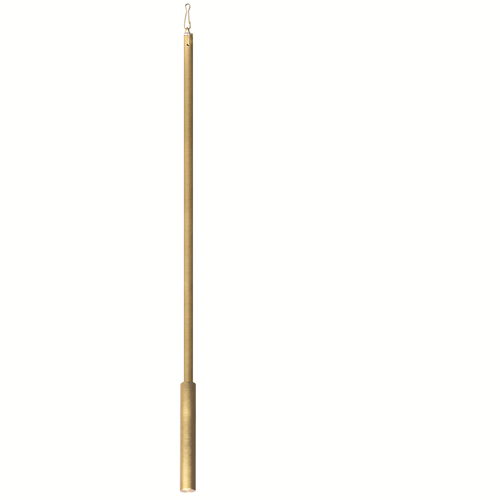 Decorative Metal Wand -Brushed Brass