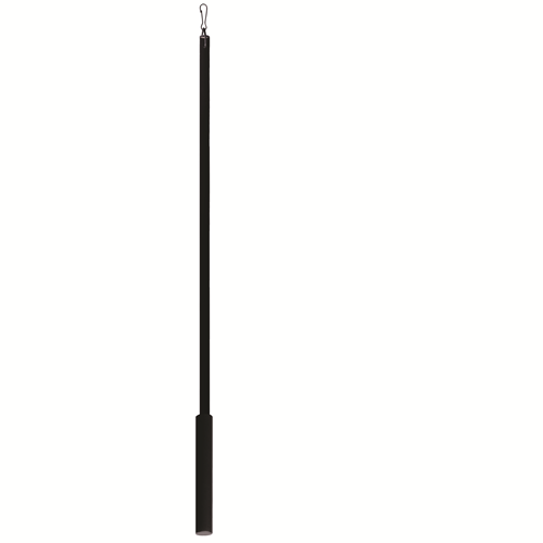 Decorative Metal Wand- Matte Black