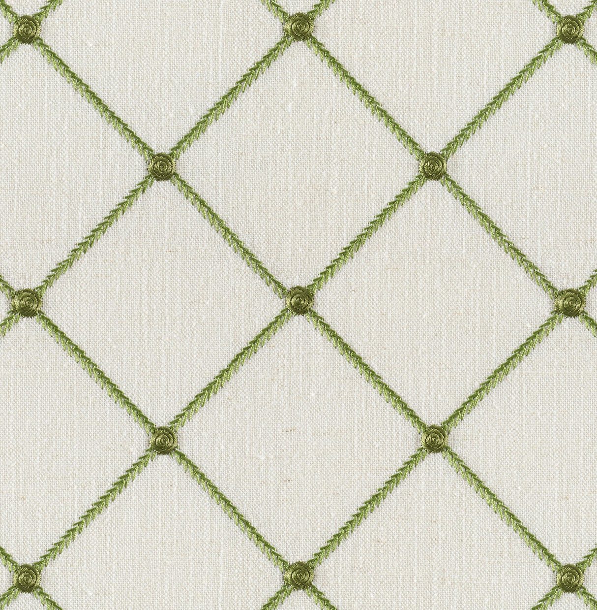 Tundra Elm Linen Blend, Embroidery