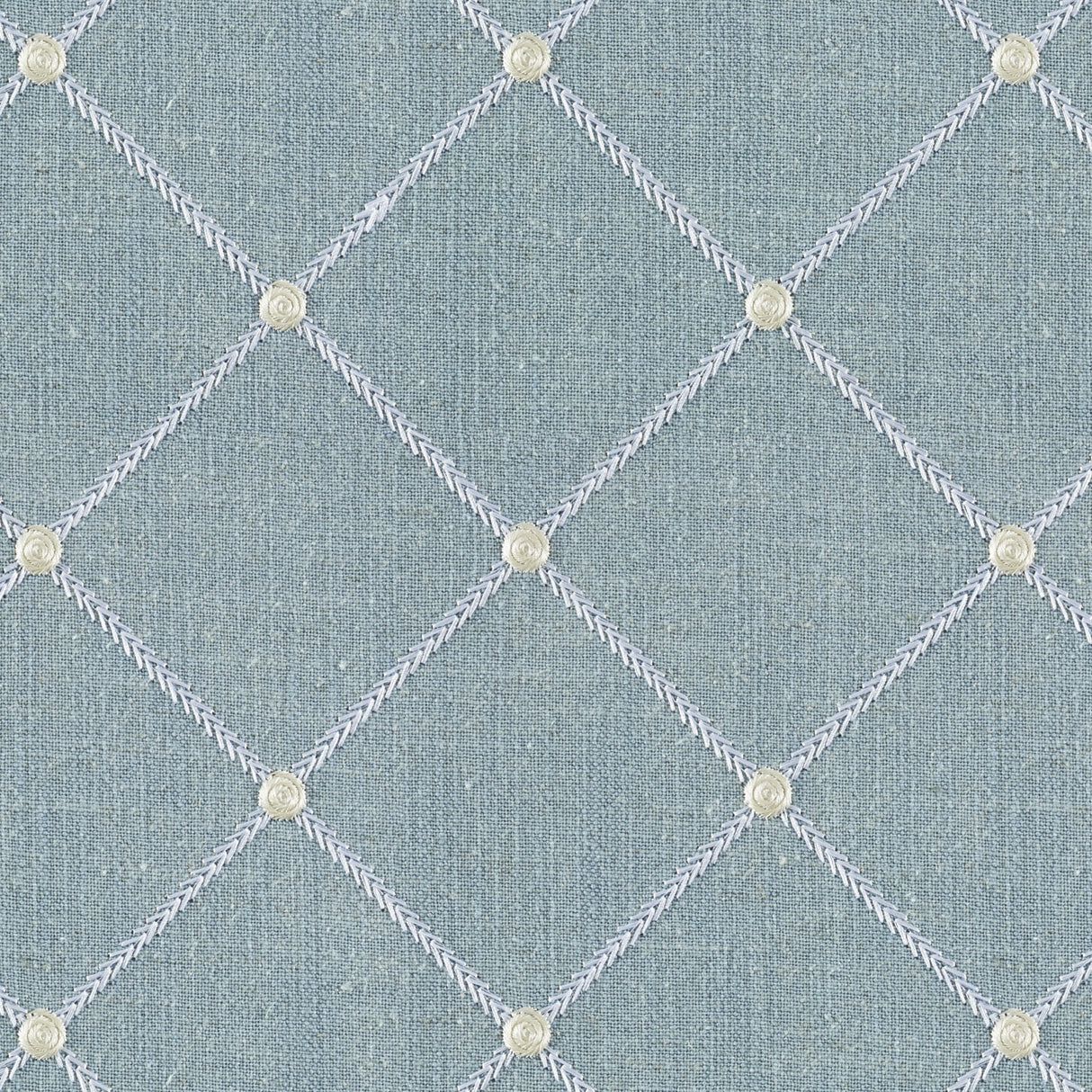 Tundra Glacier Linen Blend, Embroidery