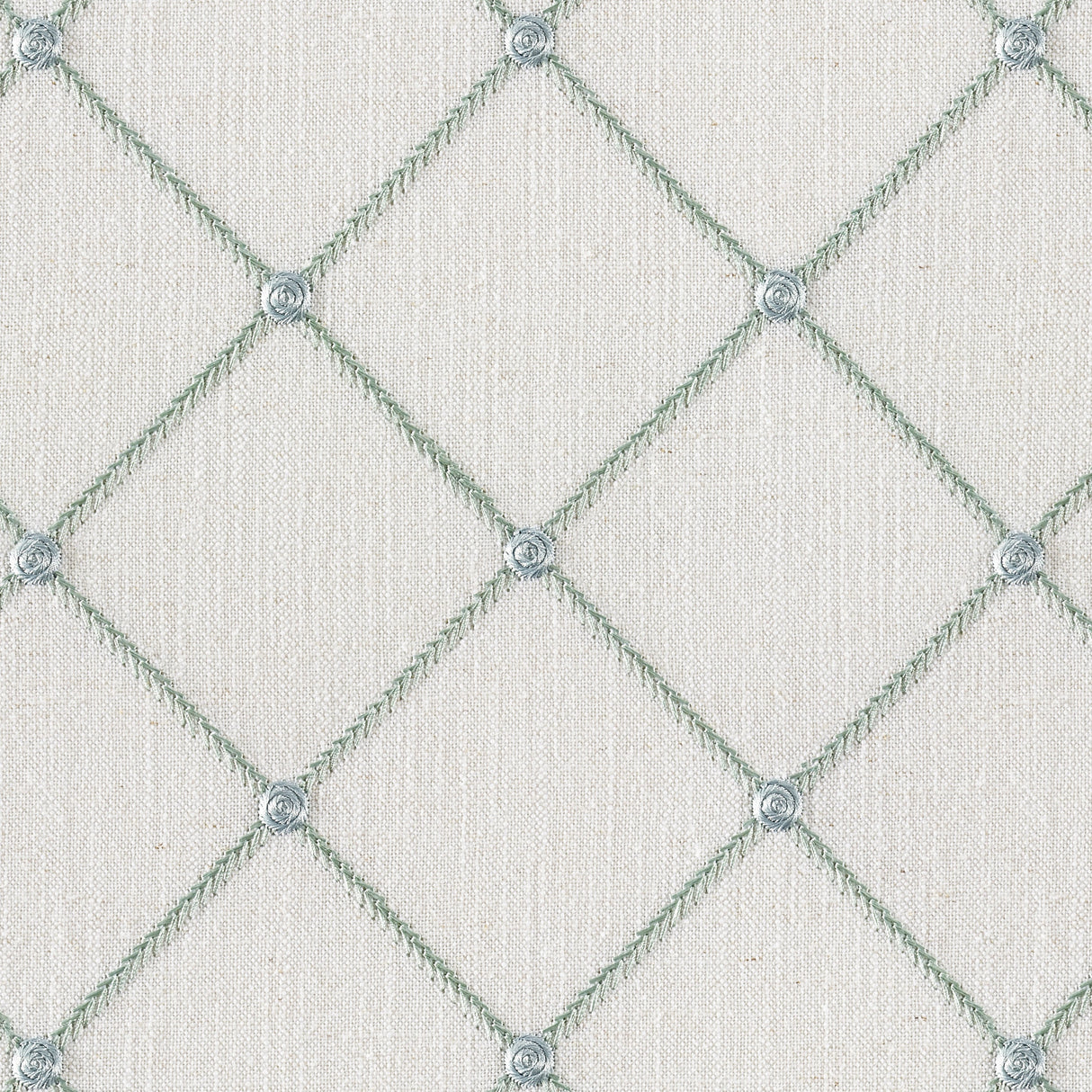 Tundra Sea Pearl Linen Blend, Embroidery