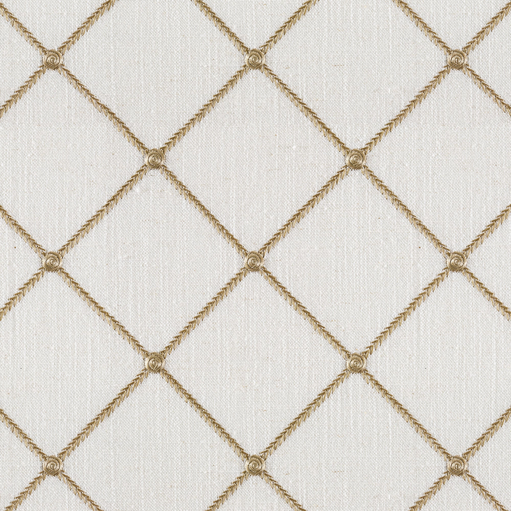 Tundra Honey Linen Blend, Embroidery