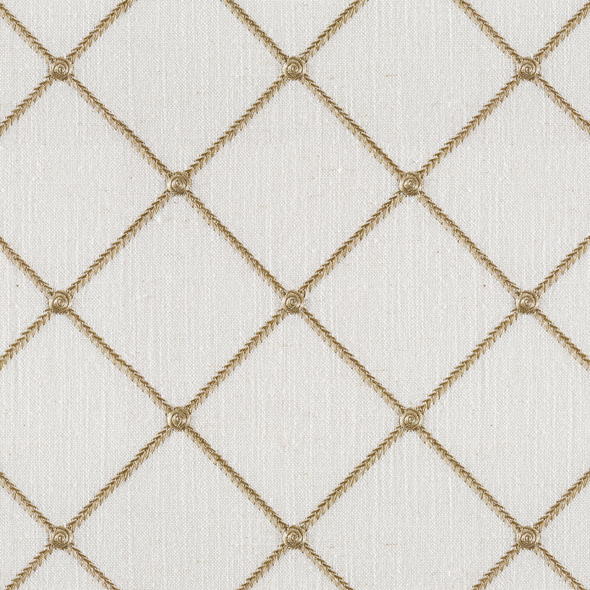 Tundra Honey Linen Blend, Embroidery