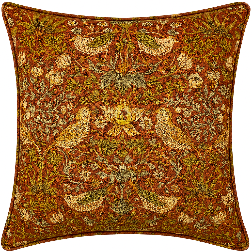 Vermillion 24" x 24" Custom Decorative Pillow