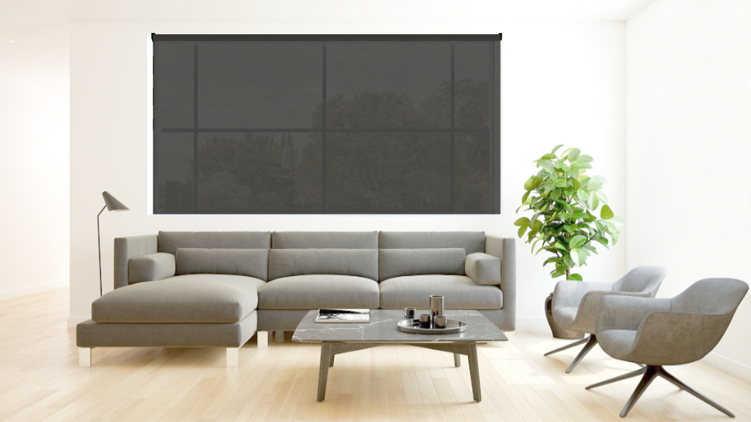 Transparent Roller Blinds | Courageous Grey