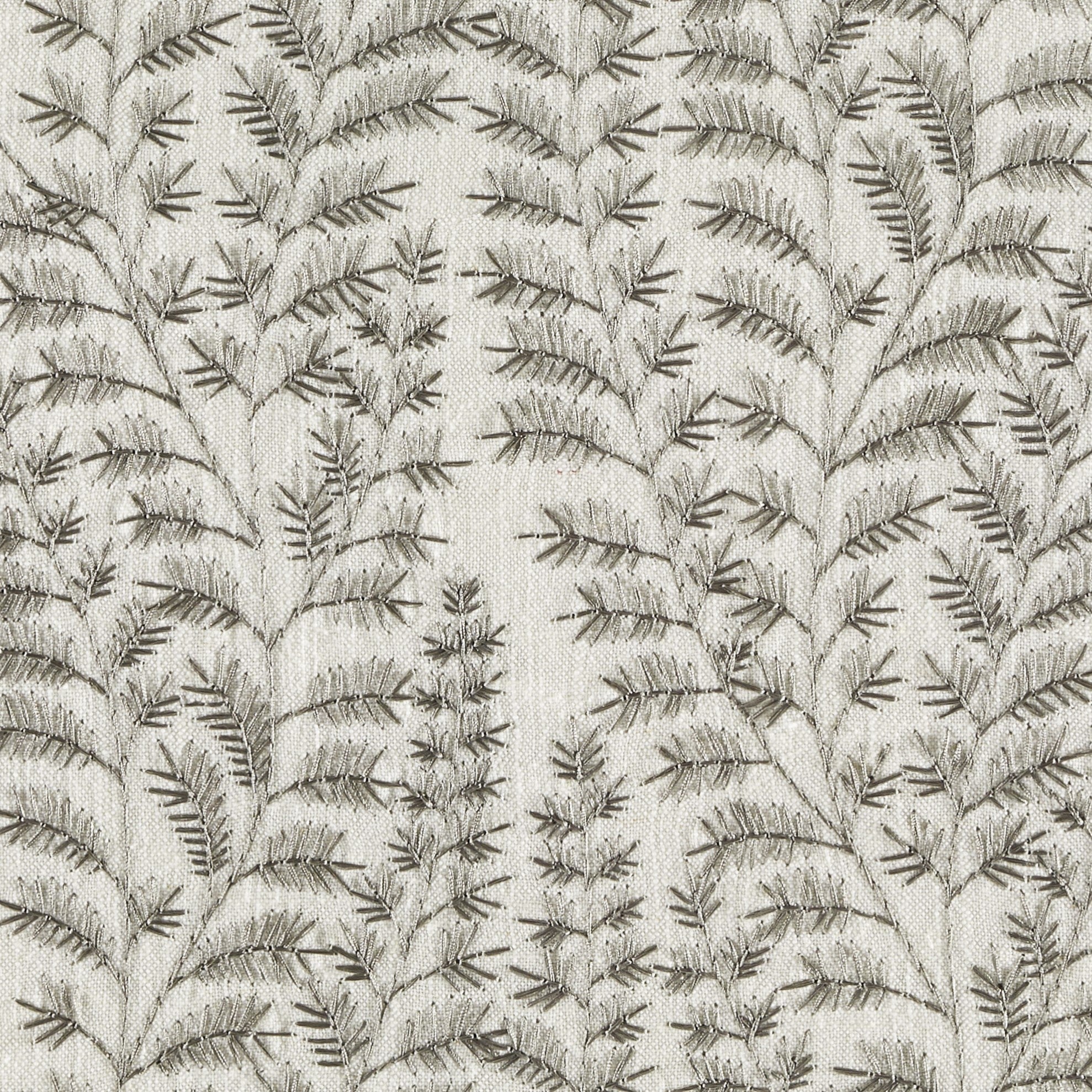 Elda Stone Linen Blend, Embroidery - 