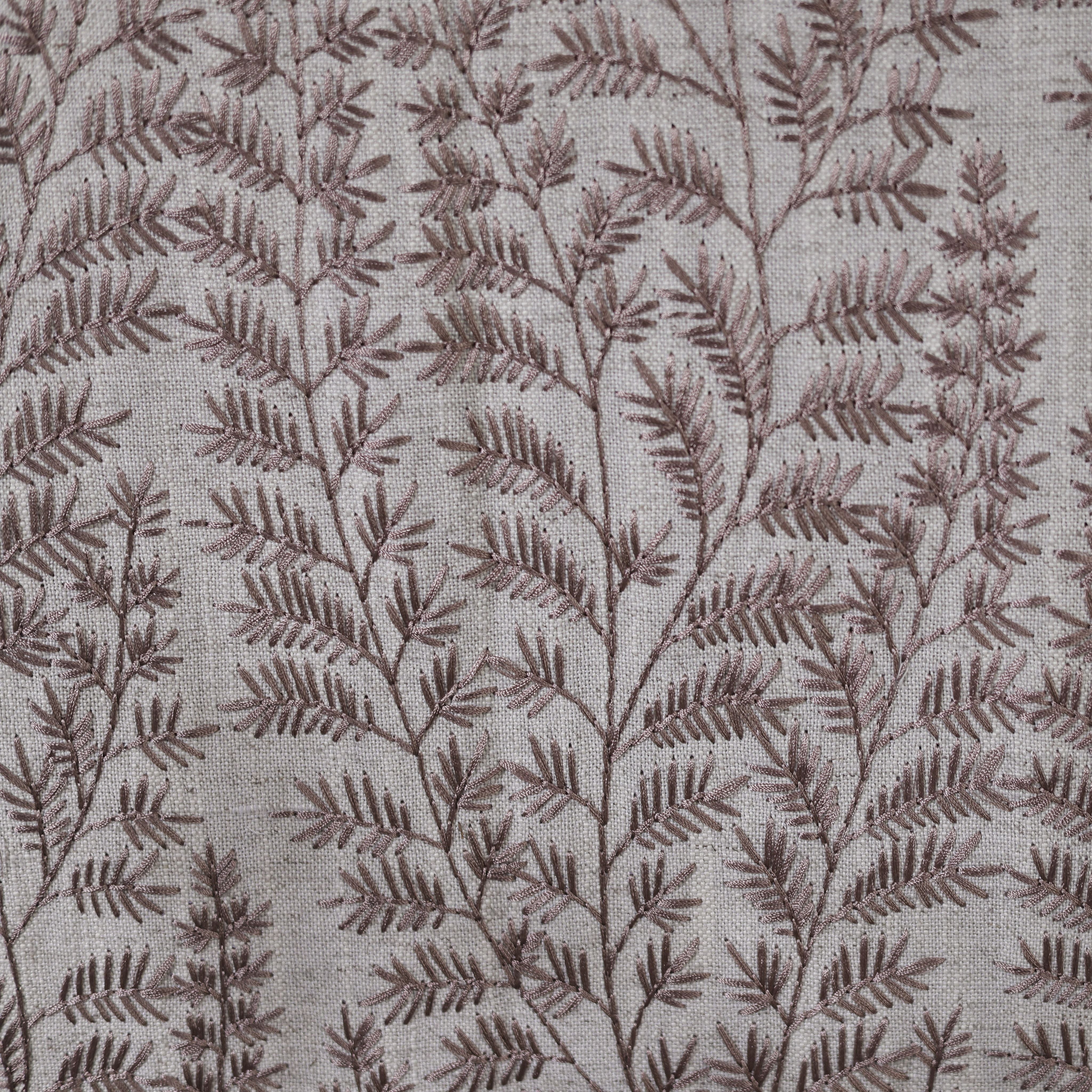 Elda Chinchilla Linen Blend, Embroidery - 