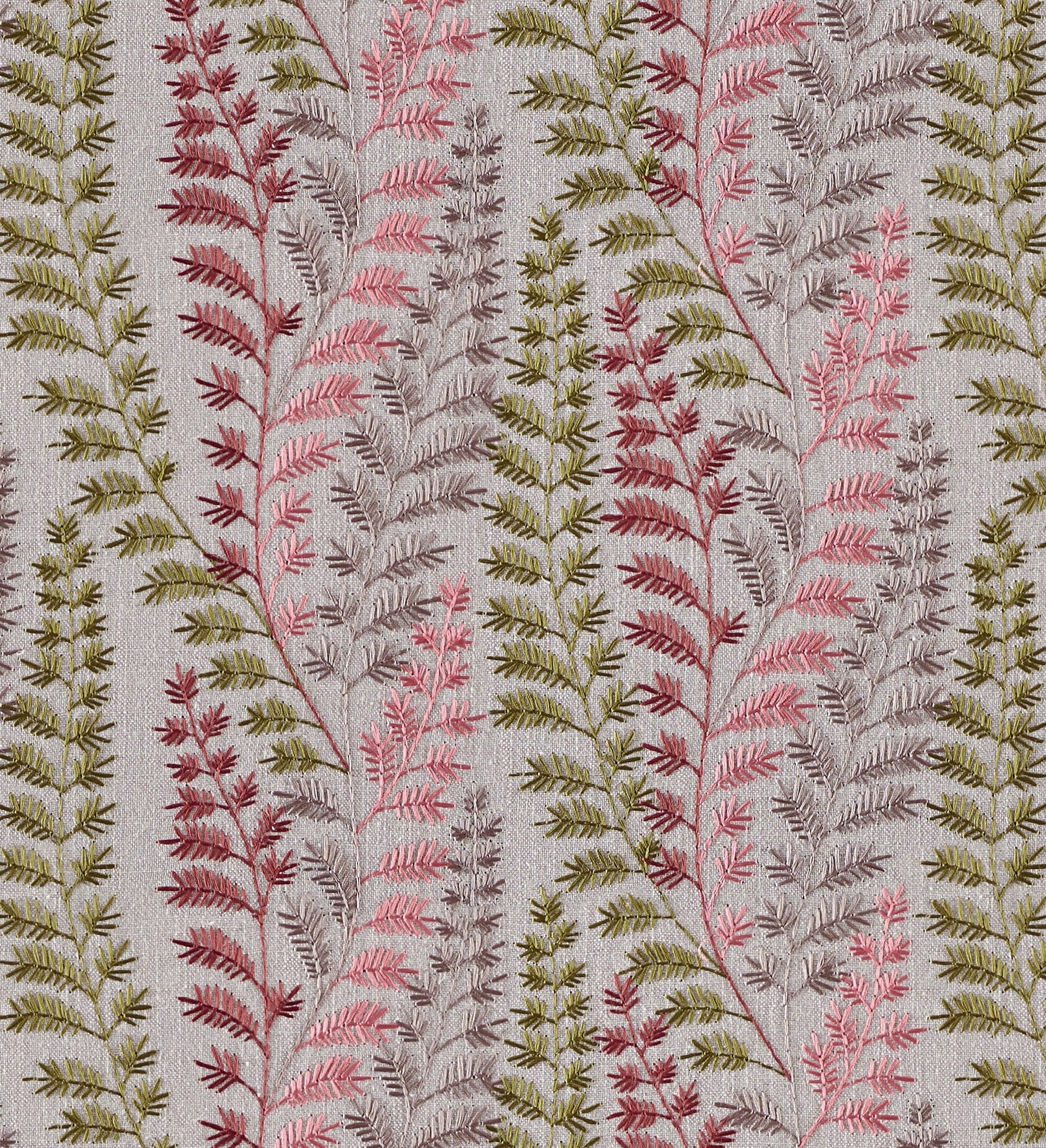 Elda Springtime Linen Blend, Embroidery - 