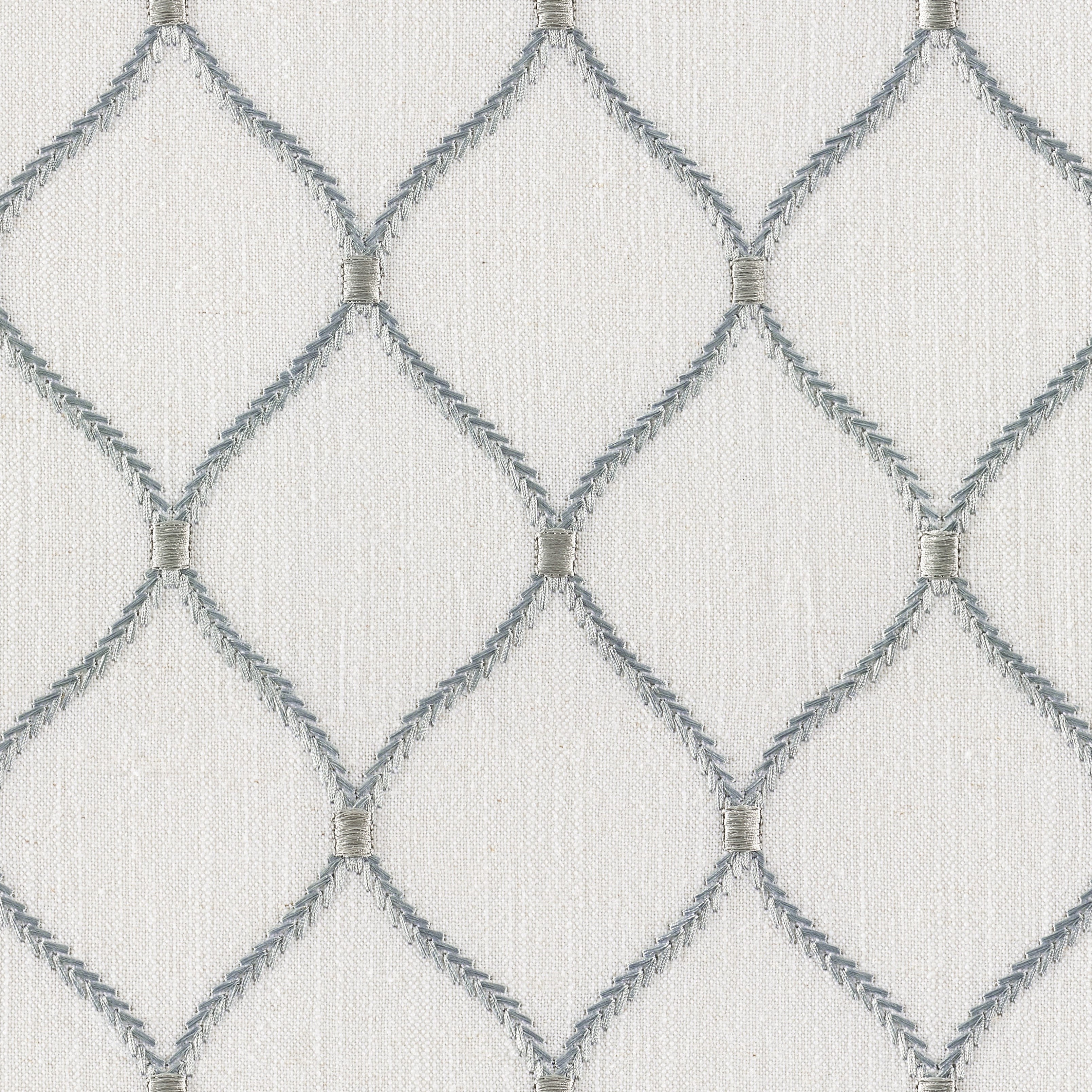 Jovial Ice Linen Blend, Embroidery - 