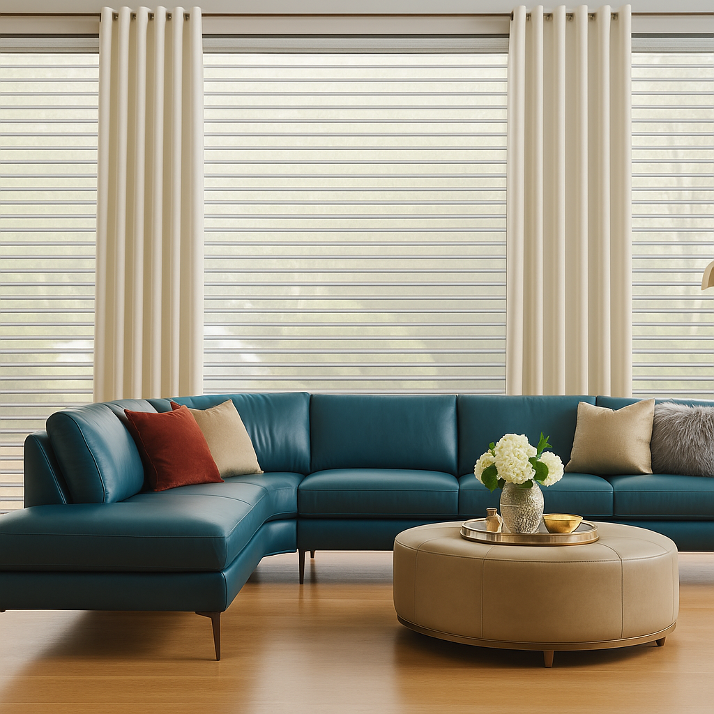 DuBois Collection Light Filtering 3" Sheer Horizontal Shades