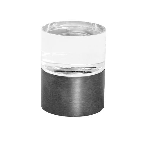 Umaal Decorative Acrylic Endcaps- Antique Pewter (SFN10 Set)