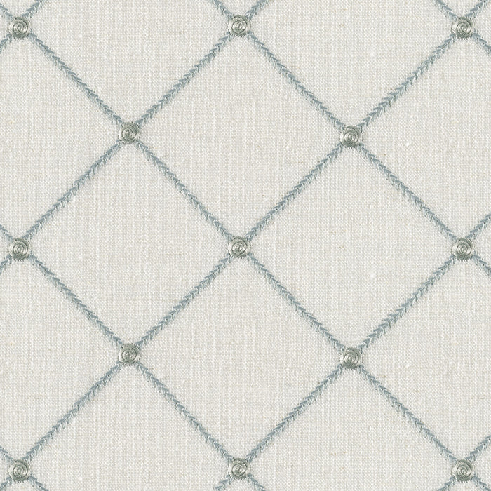 Tundra Ice Linen Blend, Embroidery