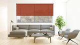 Transparent Roller Blinds | Bronzing Orange