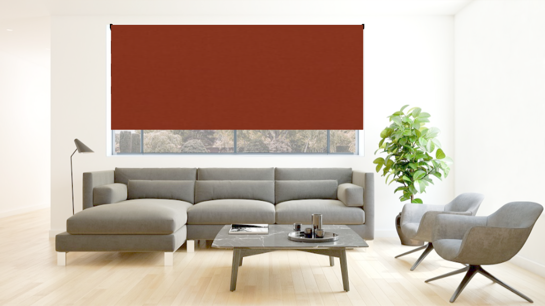 Blackout roller blinds | Marmalade Orange